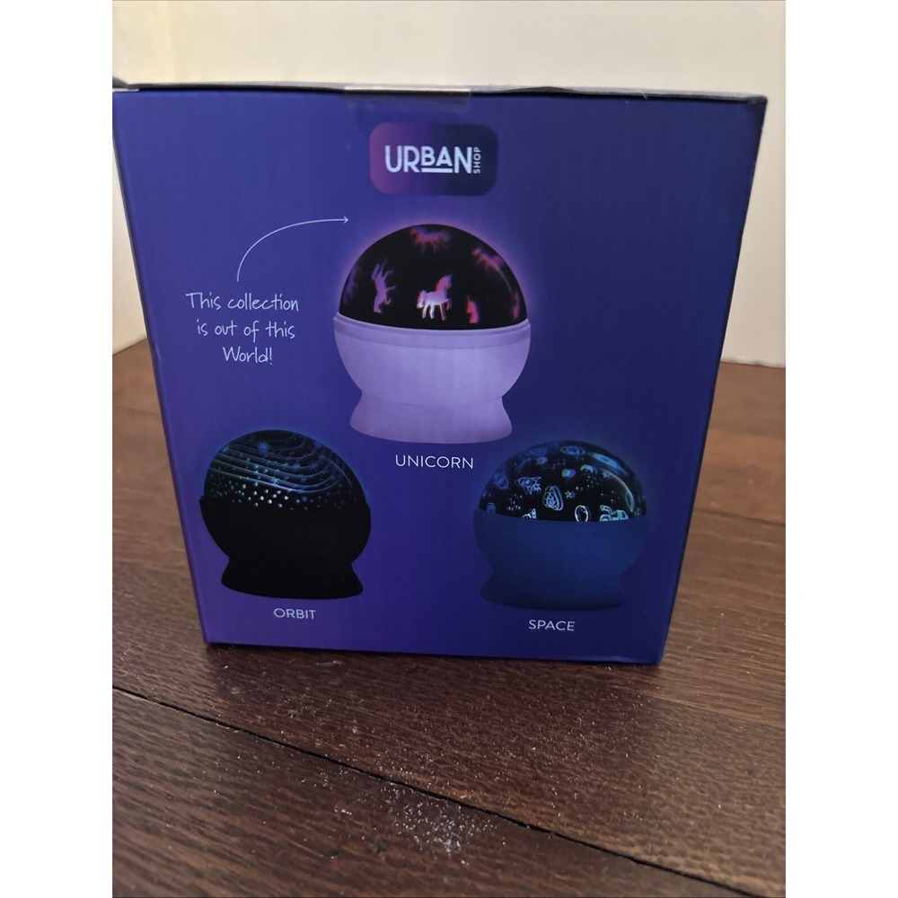 Urban Shop UNICORN LED PROJECTOR, Color Effects, Rotating, Timer, New In Box - Picture 4 of 6
